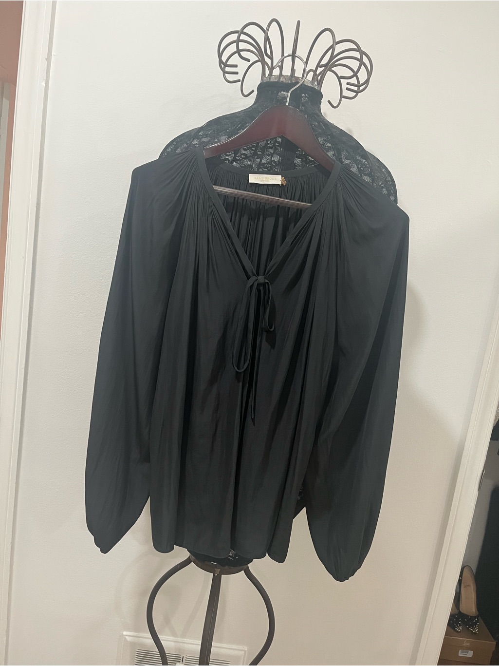Ramy Brook Black Blouse, An Extra Small